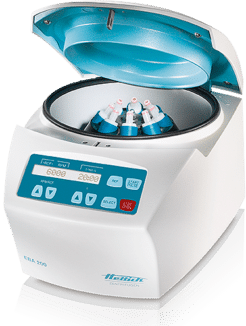 hettich EBA 200 small centrifuge open