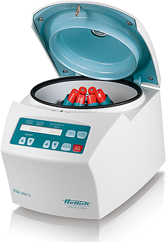 Hettich EBA 200 S small centrifuge open