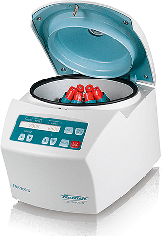 Hettich EBA 200 S small centrifuge open