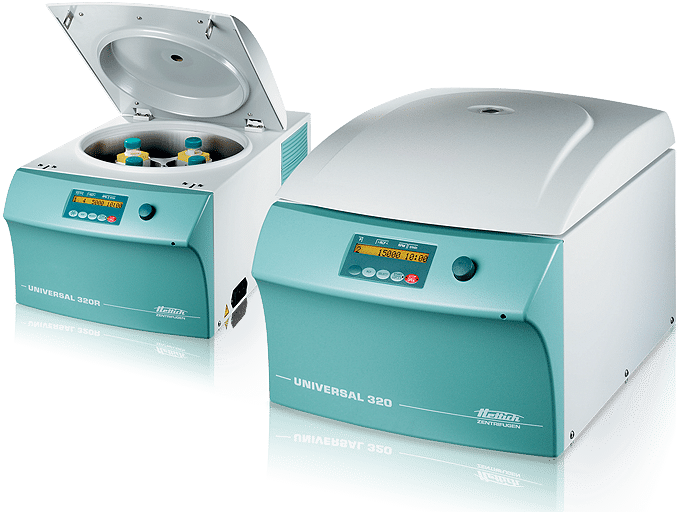 Hettich UNIVERSAL 320R and UNIVERSAL 320 benchtop centrifuges