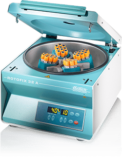 Hettich ROTOFIX 32 A benchtop centrifuge open