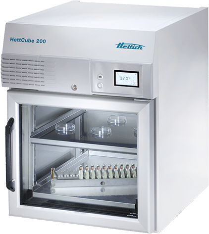 Hettich HettCube 200 incubator with glass door