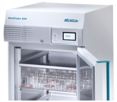 Hettich HettCube 600 incubator with glass door open