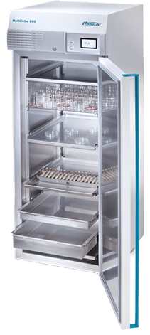 Hettich HettCube incubator with glass door open