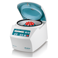 Hettich EBA 200 S small centrifuge with top open