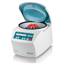 Hettich EBA 200 S small centrifuge with top open