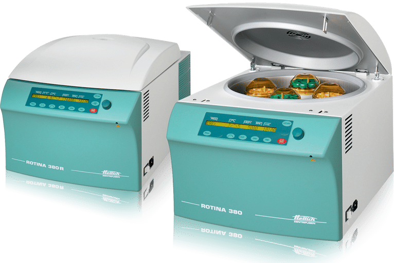 Hettich ROTINA 380 R and ROTINA 380 Benchtop Centrifuge