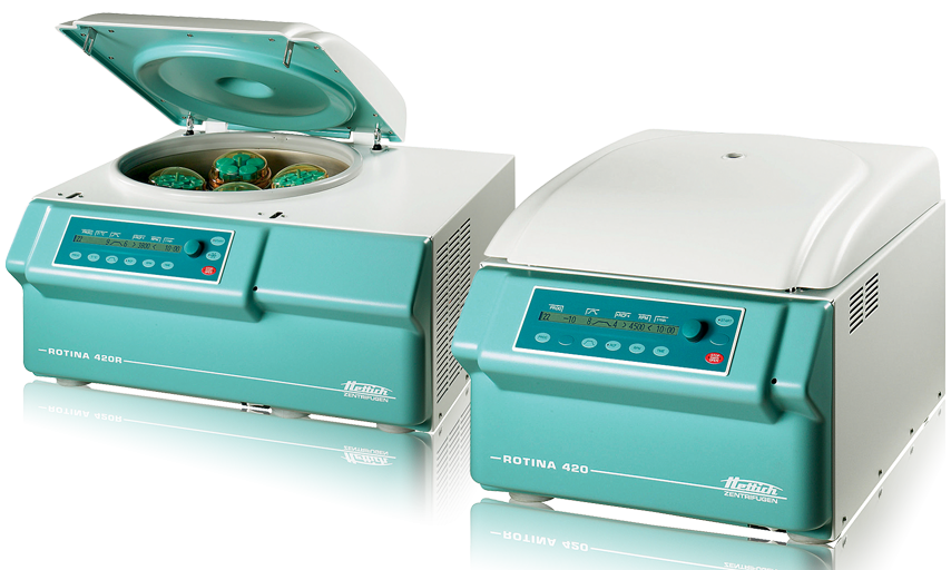 hettich ROTINA 420 and 420 R Benchtop Centrifuges