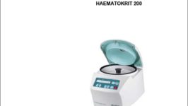 Hettich HAEMATOKRIT 200 small centrifuge product sheet