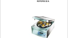 Hettich ROTOFIX 32 A benchtop centrifuge sell sheet