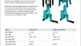 Hettich small centrifuge spec sheet