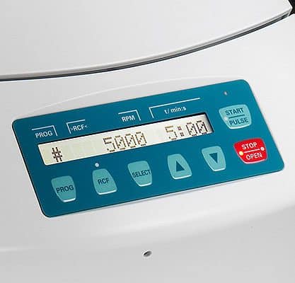 Hettich EBA 280 small centrifuge control panel