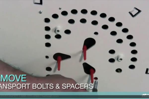 How to Remove Centrifuge Transport Bolts