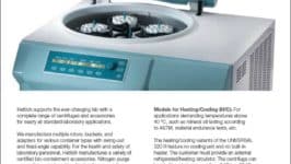 Hettich Heated/Cooled Benchtop and floor standing centrifuges product description