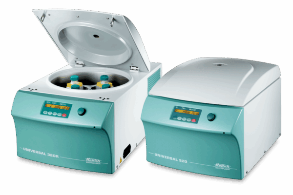 Hettich UNIVERSAL 320R and UNIVERSAL 320 benchtop centrifuges