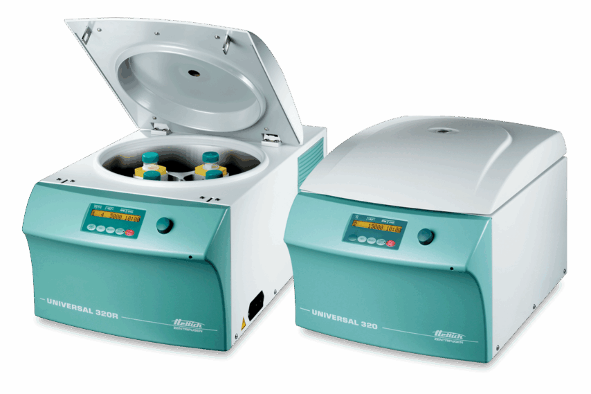 Hettich UNIVERSAL 320R and UNIVERSAL 320 benchtop centrifuges