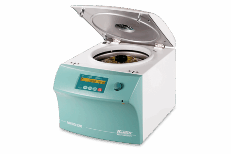 Hettich MIKRO 220 micro centrifuge open