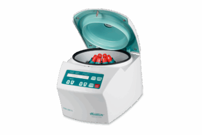 Hettich EBA 200 S small centrifuge with top open