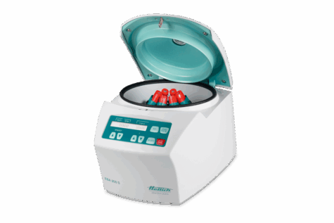 Hettich EBA 200 S small centrifuge with top open