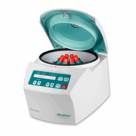 Hettich EBA 200 S small centrifuge with top open