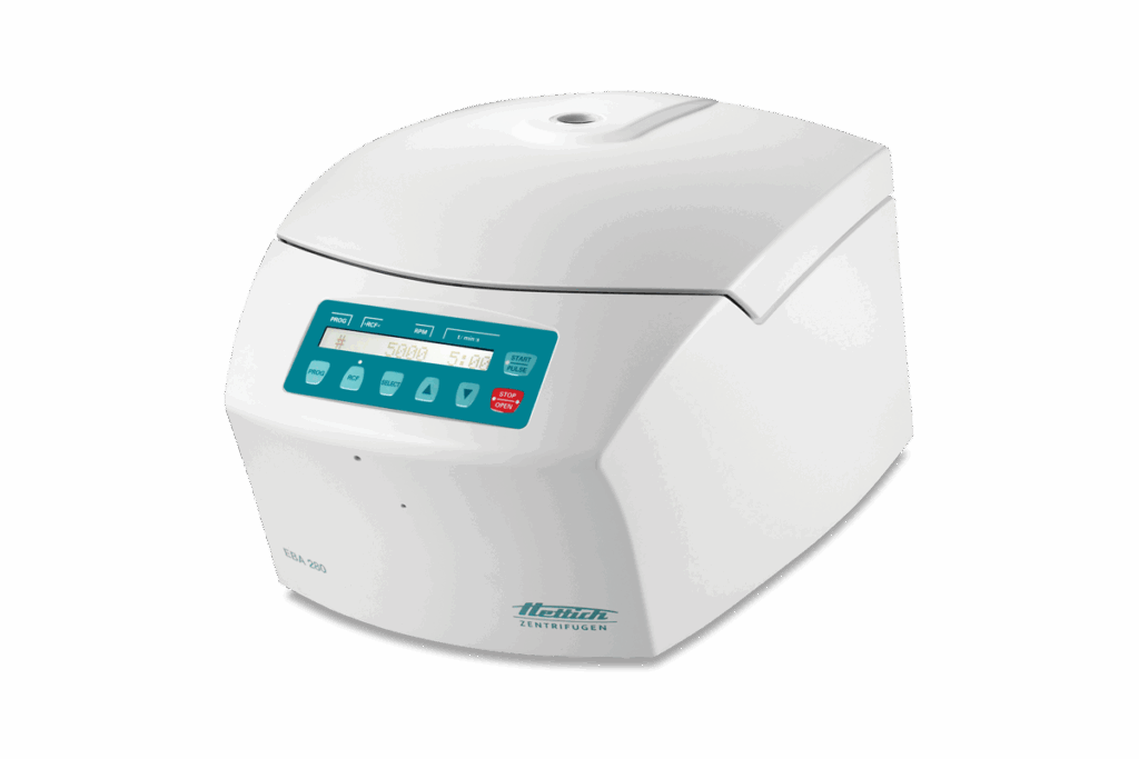 hettich EBA 208 small centrifuge closed