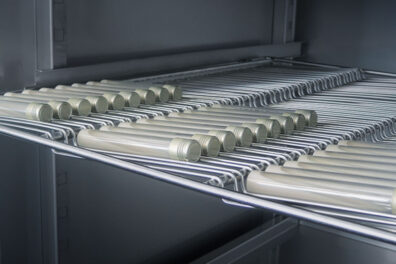 Hettich tubes in incubator
