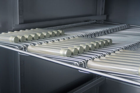 Hettich tubes in incubator