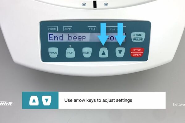 Hettich | M Control Panel | End of Cycle Notifications